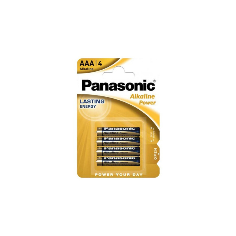 Panasonic Alkaline Power AAA, Batterie(4 Stück, AAA)