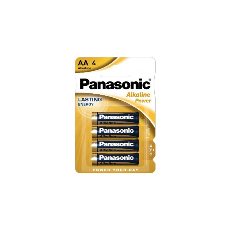 Panasonic Alkaline Power AA, Batterie(4 Stück, AA)