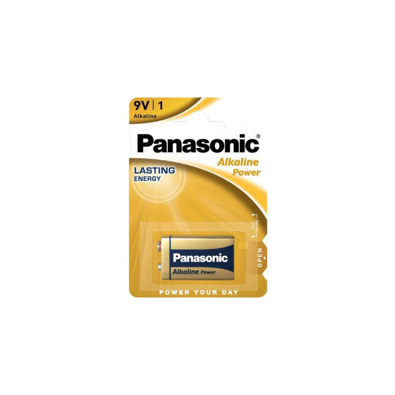 Panasonic Alkaline Power - 9V, Batterie(1 Stück, Typ 9 Volt (E-Block))