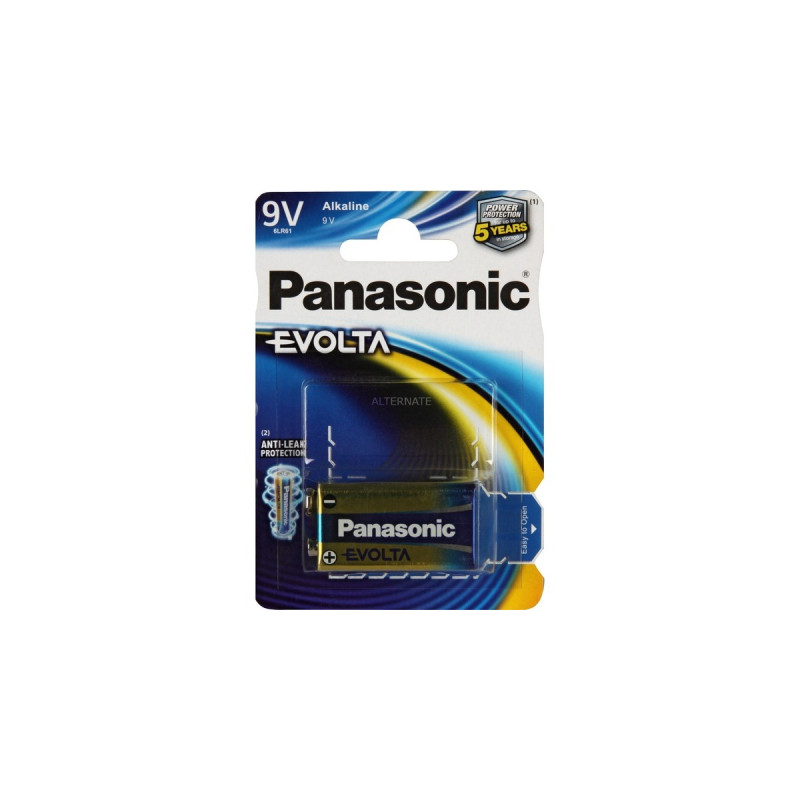 Panasonic EVOLTA Platinum 6LR61EGE/1BP, Batterie(silber)