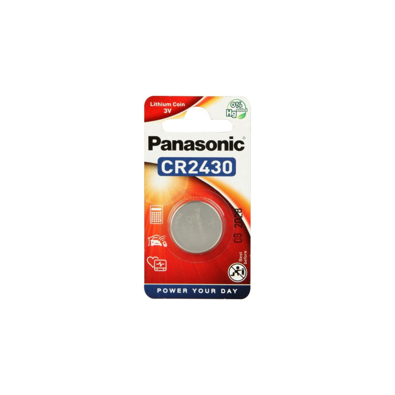 Panasonic Knopfzelle CR-2430EL, Batterie