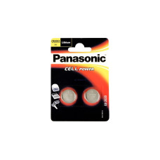 Panasonic Lithium Knopfzelle CR-2032L/2BP, Batterie(silber, 2 Stück)