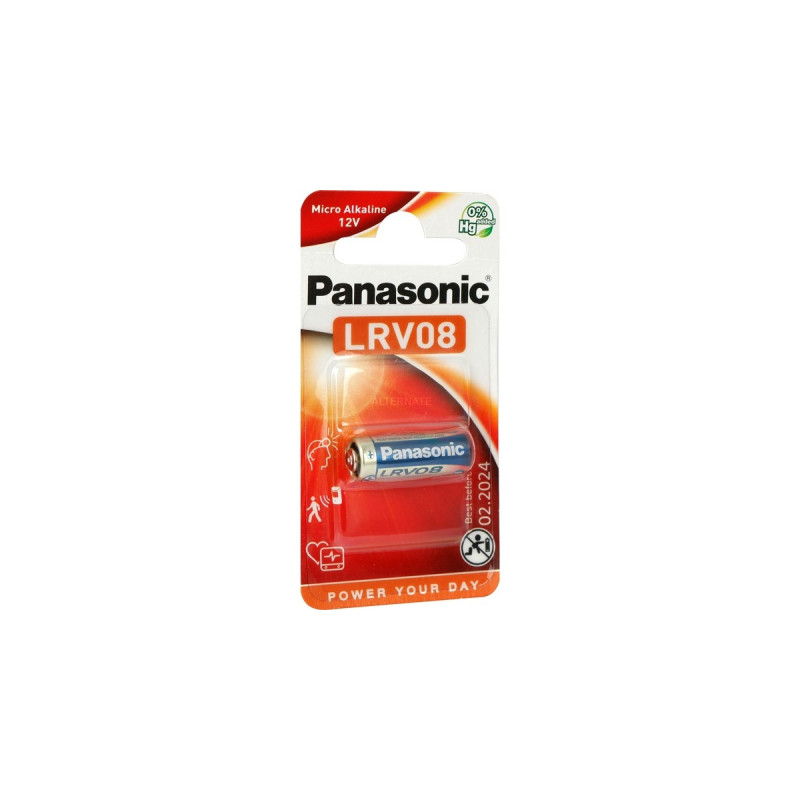 Panasonic Micro Alkaline - LRV08, Batterie(1 Stück, LRV08)