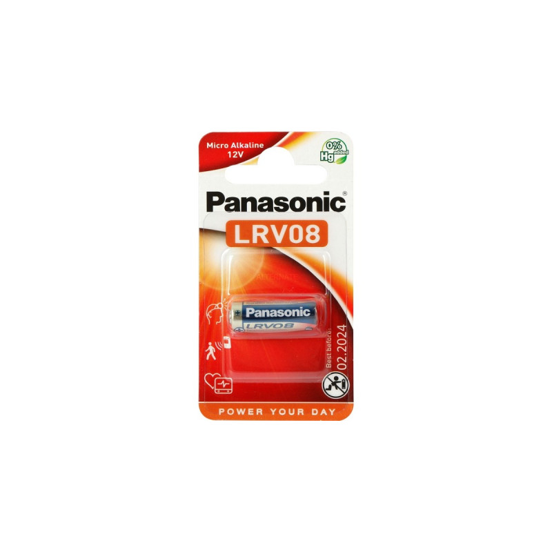 Panasonic Micro Alkaline - LRV08, Batterie(1 Stück, LRV08)