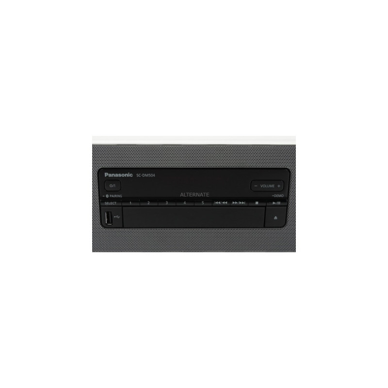 Panasonic SC-DM504EG-W, Kompaktanlage(weiß, Bluetooth, USB)