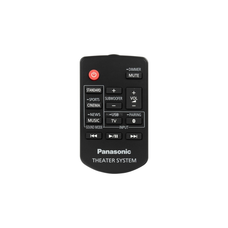 Panasonic SC-HTB496EGK, Soundbar(schwarz, HDMI, Bluetooth, Optisches Eingang)