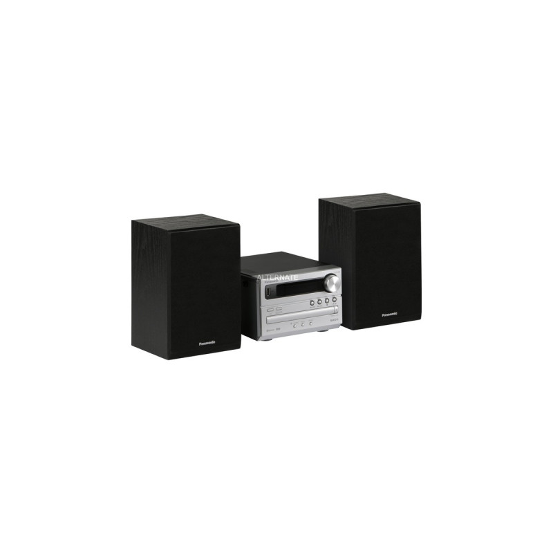 Panasonic SC-PM250, Kompaktanlage(silber, CD, Radio, Bluetooth, USB)