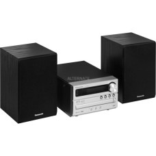Panasonic SC-PM254EG-S, Kompaktanlage(silber, Bluetooth, Radio, Klinke)