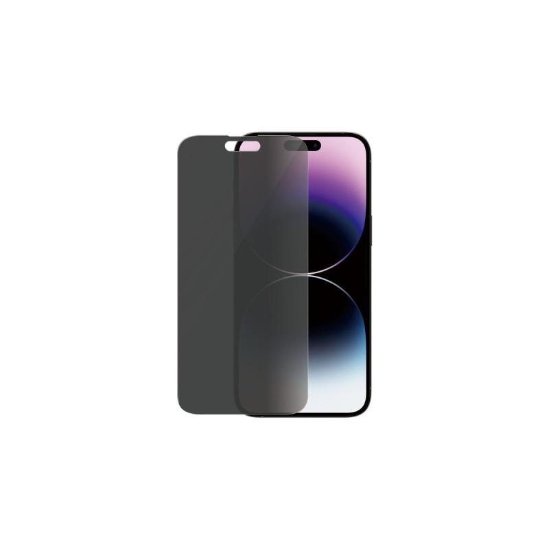 PanzerGlass Classic Fit Privacy Bildschirmschutz, Schutzfolie(transparent, iPhone 14 Pro Max)