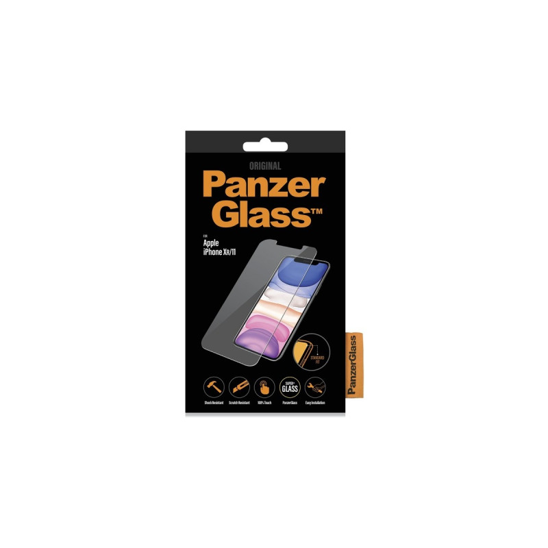 PanzerGlass Displayschutz, Schutzfolie(transparent, iPhone 11, iPhone XR)