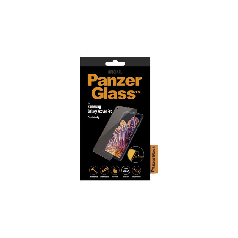 PanzerGlass Displayschutz, Schutzfolie(transparent, Samsung Galaxy XCover Pro)