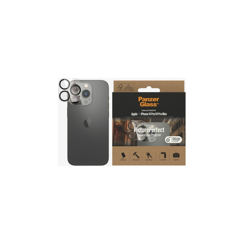 PanzerGlass PicturePerfect Kameraschutz, Schutzfolie(transparent, iPhone 14 Pro Max)