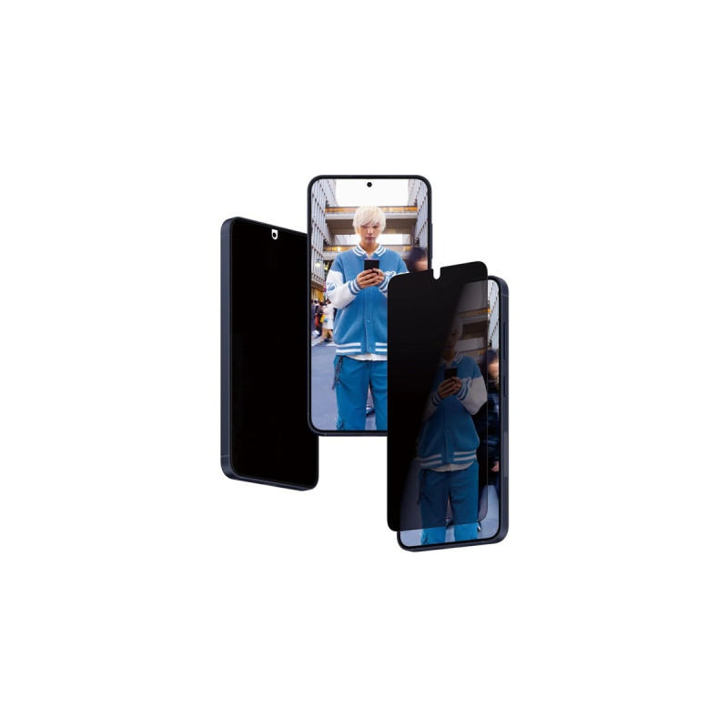 PanzerGlass Privacy Displayschutz, Schutzfolie(transparent, Samsung Galaxy S24, EasyAligner)