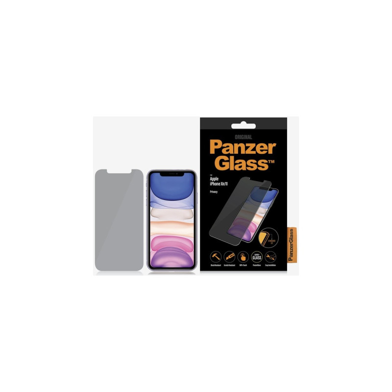 PanzerGlass Privacy, Schutzfolie(transparent, iPhone XR/11)