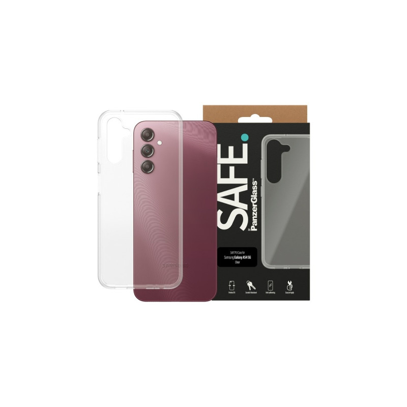 PanzerGlass SAFE Case, Handyhülle(transparent, Samsung Galaxy A14 | A14 5G)