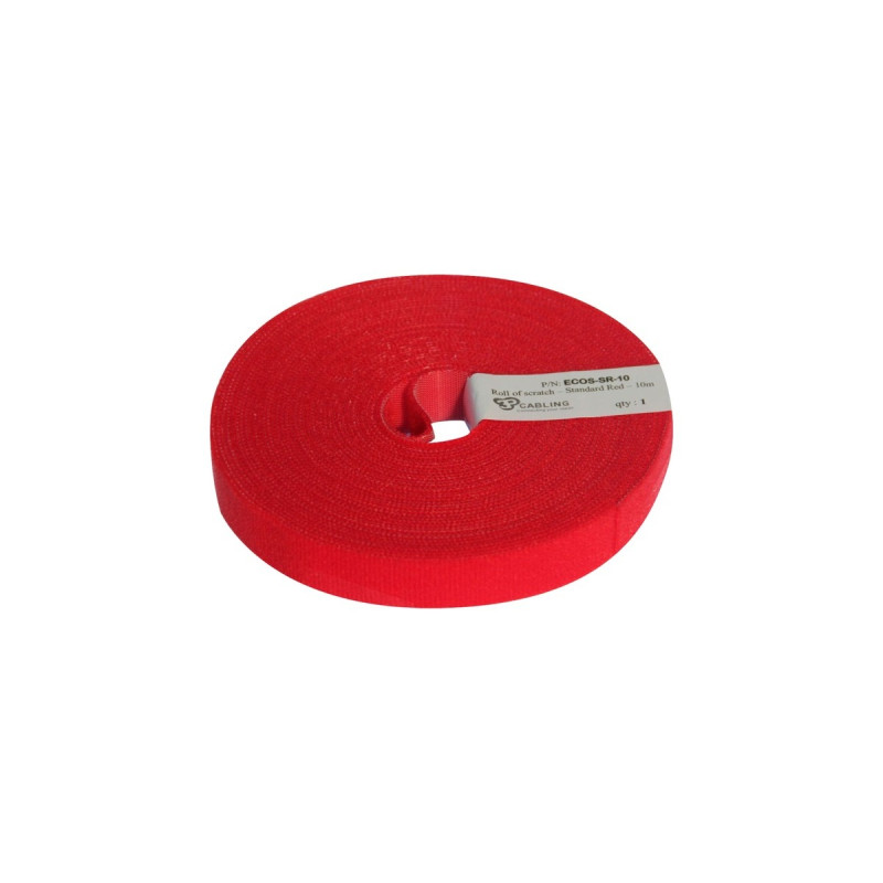 Patchsee ECO-Scratch, Kabelbinder(rot, 10 Meter Rolle)