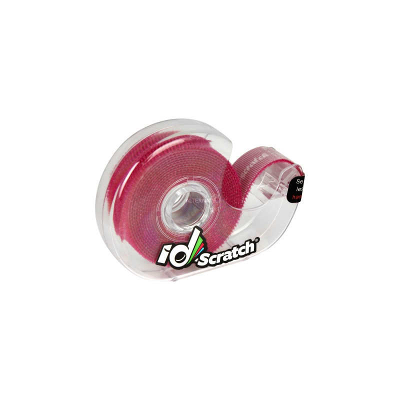 Patchsee ID-SCRATCH Pre-Cut, Kabelbinder(violett, 2 Meter Rolle, in Spenderbox)