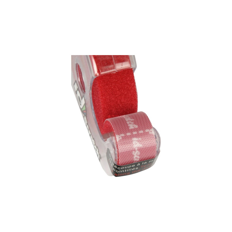 Patchsee ID-SCRATCH Pre-Cut, Kabelbinder(rot, 2 Meter Rolle, in Spenderbox)