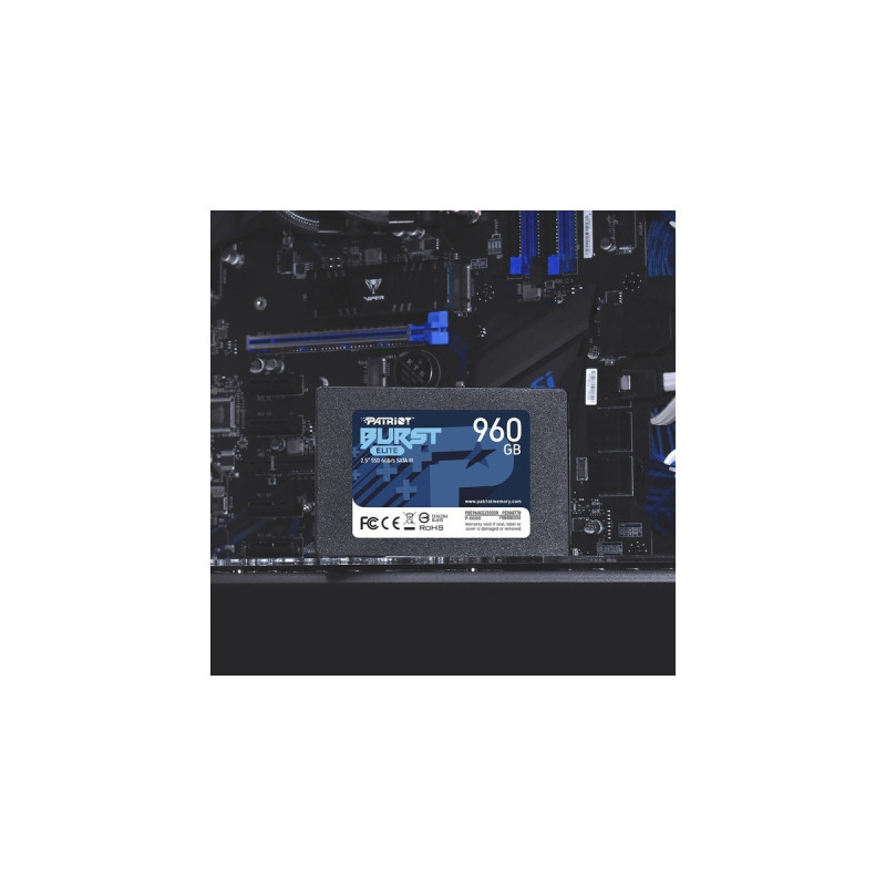 Patriot Burst Elite 960 GB, SSD(schwarz, SATA 6 Gb/s, 2,5