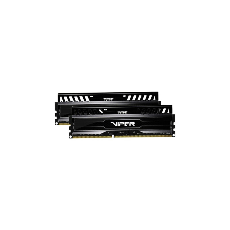 Patriot DIMM 16 GB DDR3-1600 (2x 8 GB) Dual-Kit, Arbeitsspeicher(PV316G160C0K, Viper 3 - Black Mamba Edition, INTEL XMP, Retail)