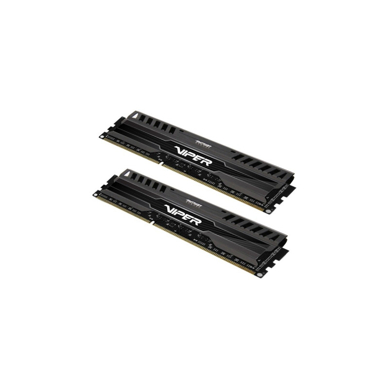 Patriot DIMM 16 GB DDR3-1600 (2x 8 GB) Dual-Kit, Arbeitsspeicher(PV316G160C9K, Viper 3 - Black Mamba Edition, INTEL XMP, Retail, Outlet)