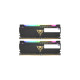 Patriot DIMM 16 GB DDR4-3600 (2x 8 GB) Dual-Kit, Arbeitsspeicher(schwarz, PVSR416G360C0K, Viper Steel RGB, INTEL XMP)