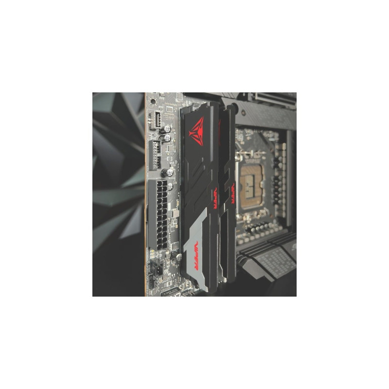 Patriot DIMM 16 GB DDR5-5200 (2x 8 GB) Dual-Kit, Arbeitsspeicher(schwarz/weiß, PVV516G520C36K, Viper Venom, INTEL XMP, Outlet)