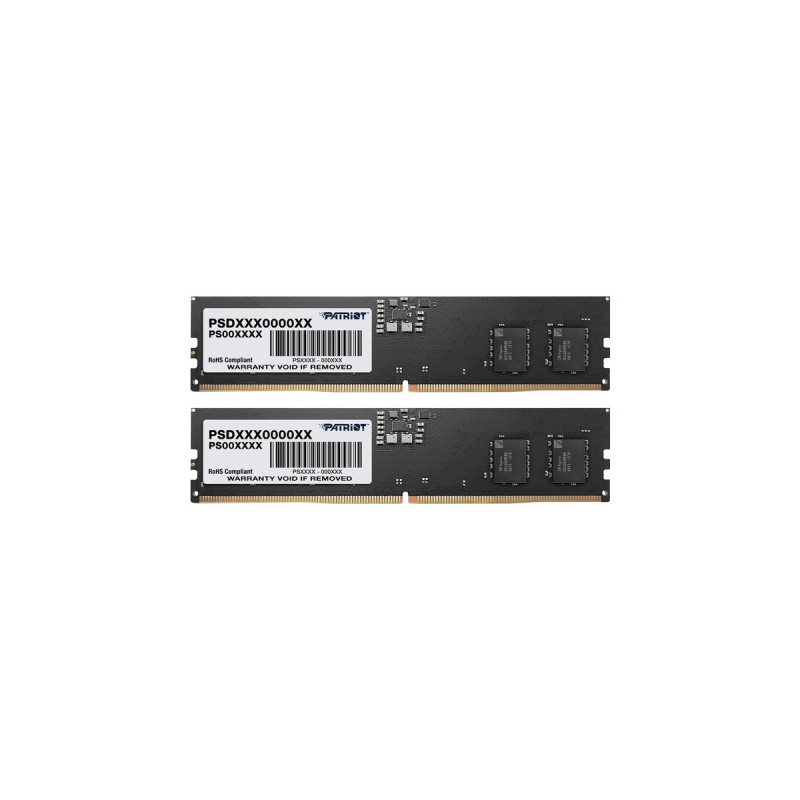 Patriot DIMM 16 GB DDR5-5600 (2x 8 GB) Dual-Kit, Arbeitsspeicher(schwarz, PSD516G5600K, Signature)