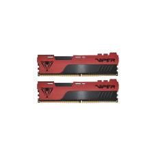 Patriot DIMM 32 GB DDR4-2666 (2x 16 GB) Dual-Kit, Arbeitsspeicher(rot/schwarz, PVE2432G266C6K, Viper Elite II, INTEL XMP)