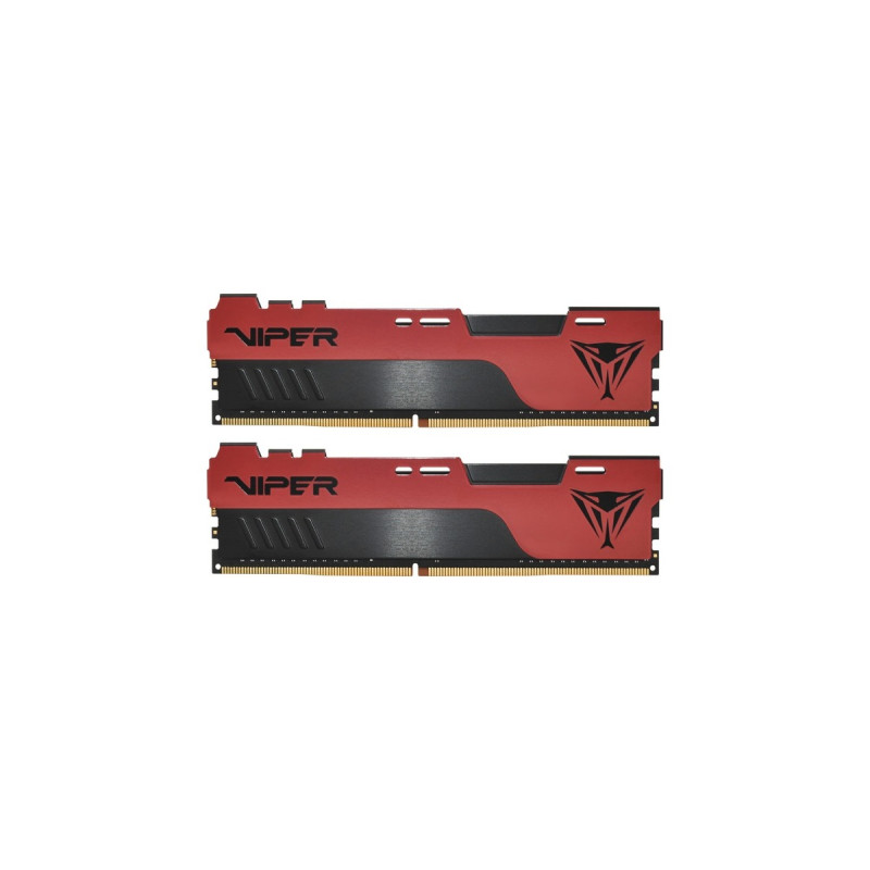Patriot DIMM 32 GB DDR4-3200 (2x 16 GB) Dual-Kit, Arbeitsspeicher(rot/schwarz, PVE2432G320C8K, Viper Elite II, INTEL XMP)