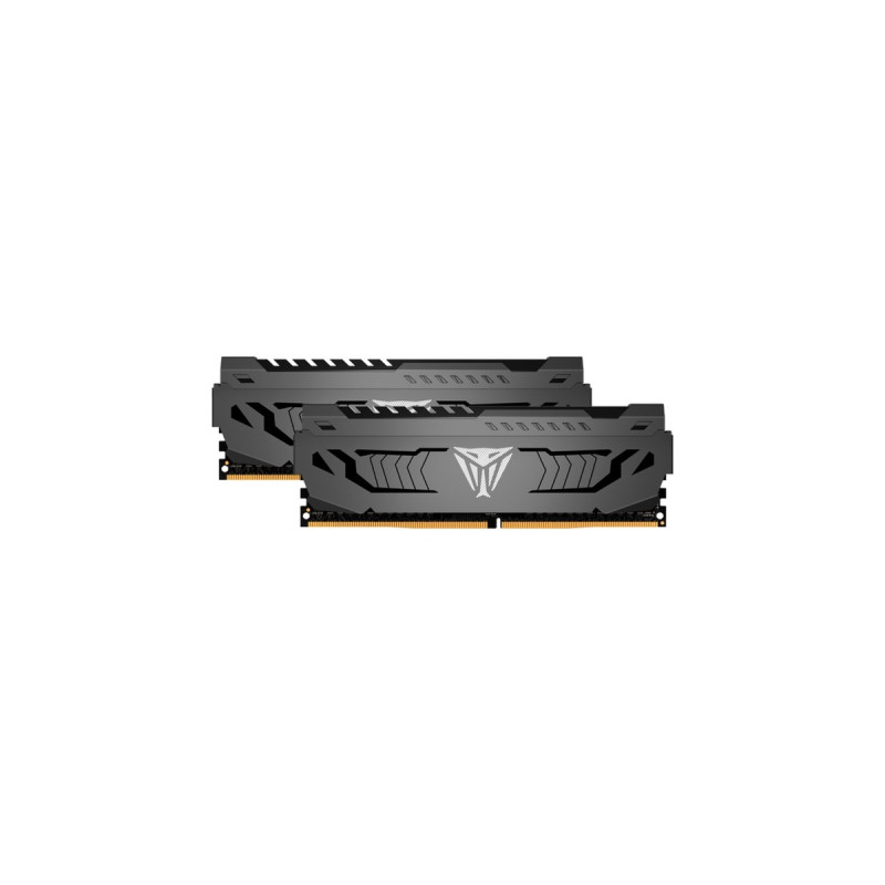 Patriot DIMM 32 GB DDR4-3600 (2x 16 GB) Dual-Kit, Arbeitsspeicher(grau, PVS432G360C8K, Viper Steel, INTEL XMP)