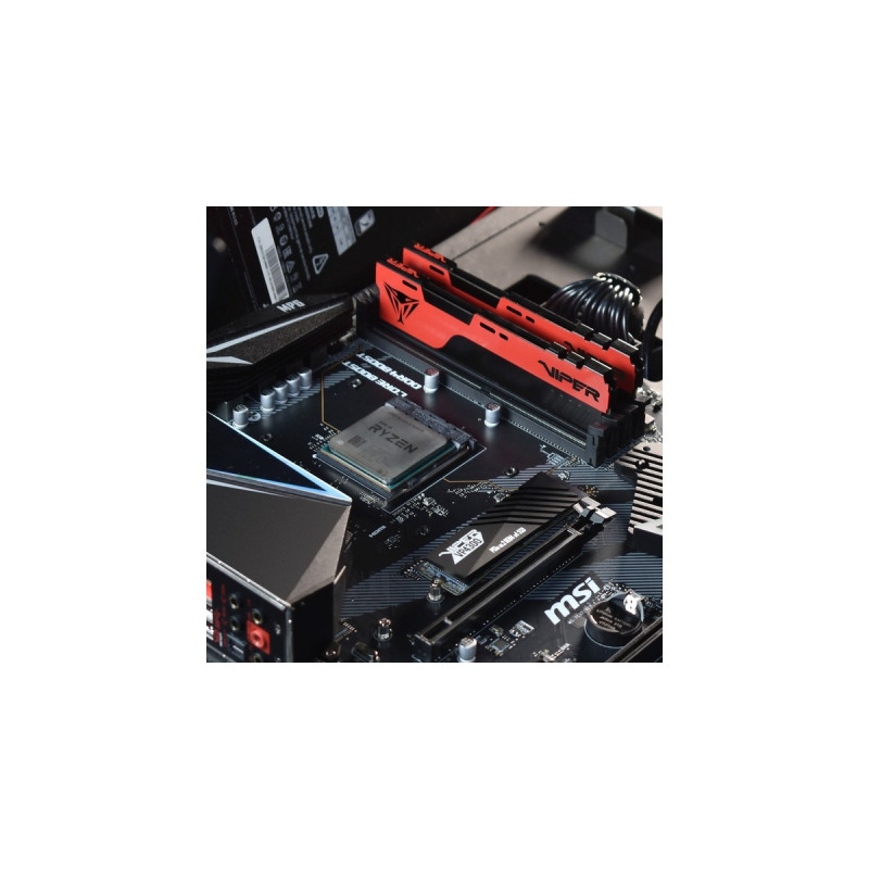 Patriot DIMM 32 GB DDR4-3600 (2x 16 GB) Dual-Kit, Arbeitsspeicher(rot/schwarz, PVE2432G360C0K, Viper Elite II, INTEL XMP)
