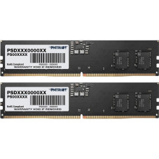 Patriot DIMM 32 GB DDR5-4800 (2x 16 GB) Dual-Kit, Arbeitsspeicher(schwarz, PSD532G4800K, Signature)