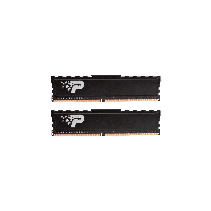 Patriot DIMM 32 GB DDR5-5600 (2x 16 GB) Dual-Kit, Arbeitsspeicher(schwarz, PSP532G5600KH1, Premium Signature)