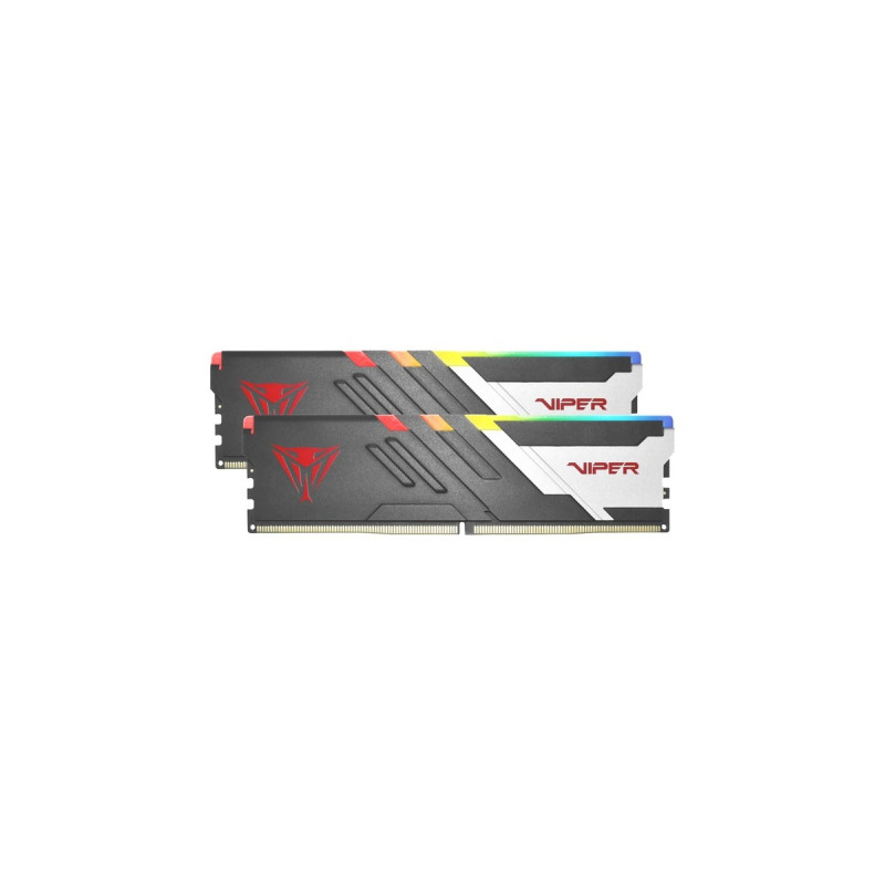 Patriot DIMM 32 GB DDR5-6400 (2x 16 GB) Dual-Kit, Arbeitsspeicher(schwarz, PVVR532G640C32K, Viper Venom RGB, INTEL XMP)