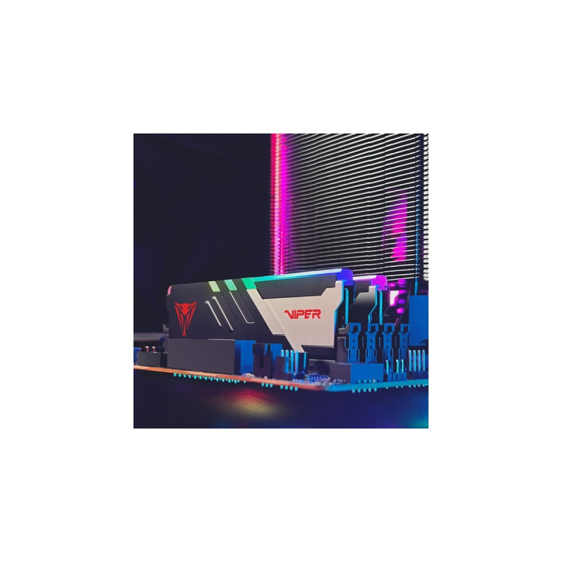 Patriot DIMM 32 GB DDR5-7200 (2x 16 GB) Dual-Kit, Arbeitsspeicher(schwarz, PVVR532G720C34K, Viper Venom RGB, INTEL XMP)