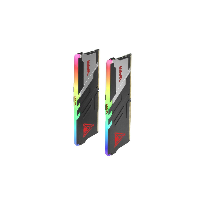 Patriot DIMM 32 GB DDR5-7400 (2x 16 GB) Dual-Kit, Arbeitsspeicher(schwarz, PVVR532G740C36K, Viper Venom RGB, INTEL XMP)