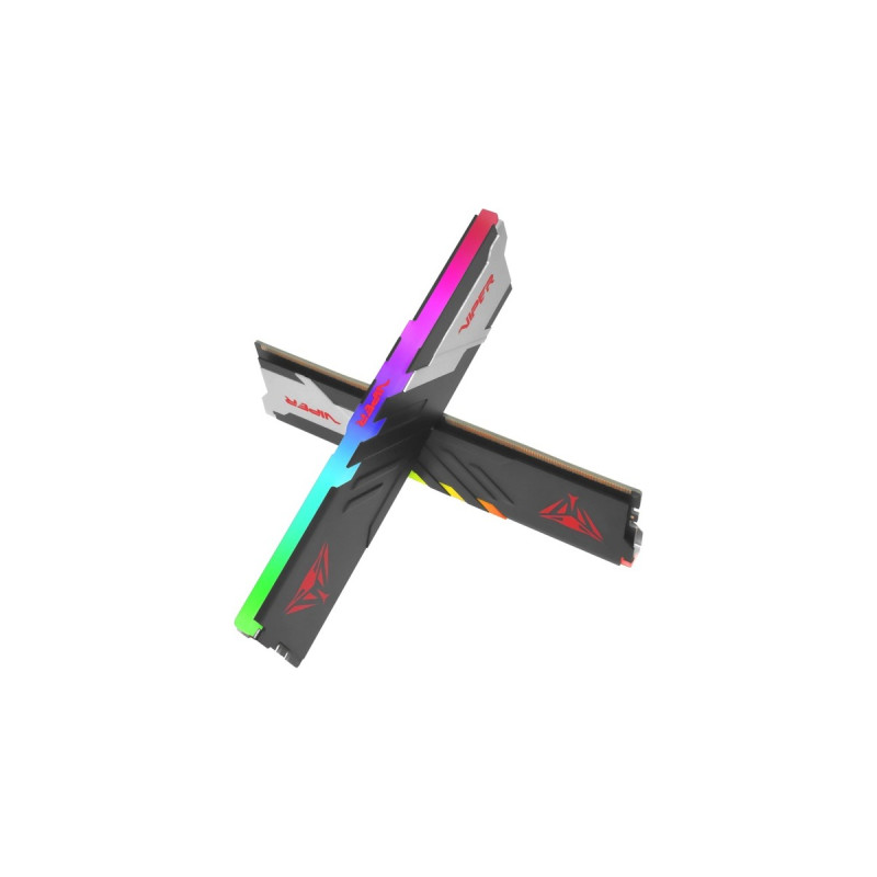 Patriot DIMM 32 GB DDR5-7400 (2x 16 GB) Dual-Kit, Arbeitsspeicher(schwarz, PVVR532G740C36K, Viper Venom RGB, INTEL XMP)