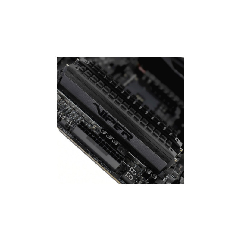 Patriot DIMM 64 GB DDR4-3200 (2x 32 GB) Dual-Kit, Arbeitsspeicher(schwarz, PVB464G320C6K, Viper 4 Blackout, INTEL XMP)