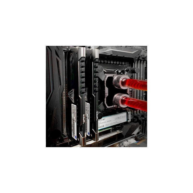 Patriot DIMM 64 GB DDR4-3600 (2x 32 GB) Dual-Kit, Arbeitsspeicher(grau, PVS464G360C8K, Viper Steel, INTEL XMP)