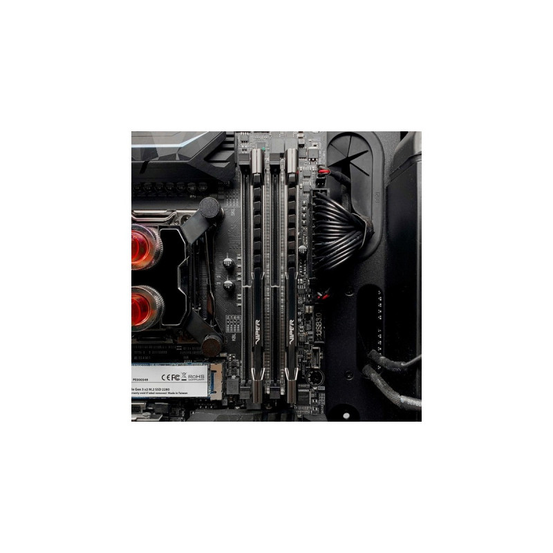 Patriot DIMM 64 GB DDR4-3600 (2x 32 GB) Dual-Kit, Arbeitsspeicher(grau, PVS464G360C8K, Viper Steel, INTEL XMP)