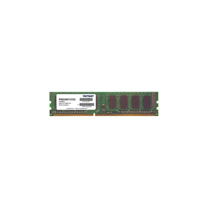 Patriot DIMM 8 GB DDR3-1333, Arbeitsspeicher(PSD38G13332, Signature Line)