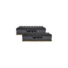 Patriot DIMM 8 GB DDR4-3200 (2x 4 GB) Dual-Kit, Arbeitsspeicher(schwarz, PVB48G320C6K, Viper 4 Blackout, INTEL XMP)