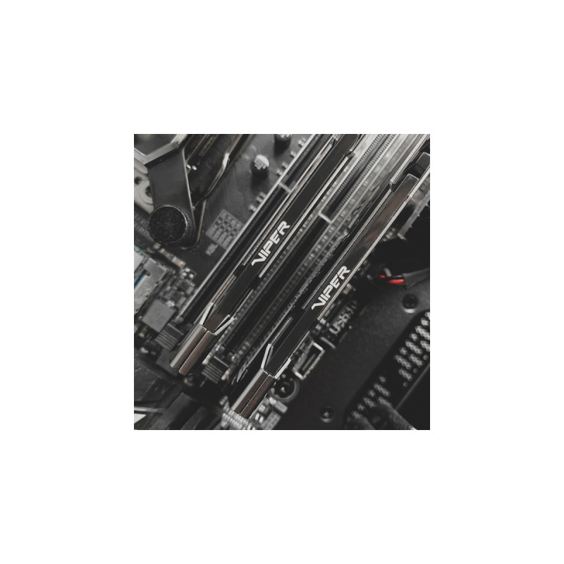 Patriot DIMM 8 GB DDR4-3200, Arbeitsspeicher(schwarz, PVS48G320C6, Viper Steel, INTEL XMP)