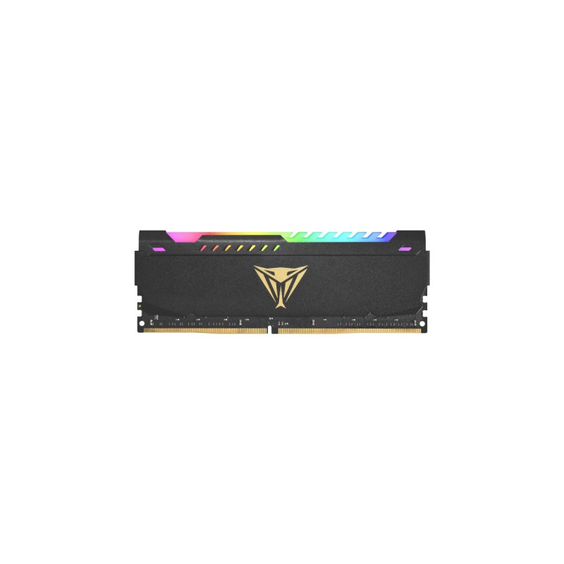 Patriot DIMM 8 GB DDR4-3200, Arbeitsspeicher(schwarz, PVSR48G320C8, Viper Steel RGB, INTEL XMP)
