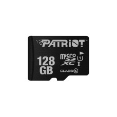 Patriot LX Series 128 GB microSDXC, Speicherkarte(schwarz, UHS-I U1, Class 10)