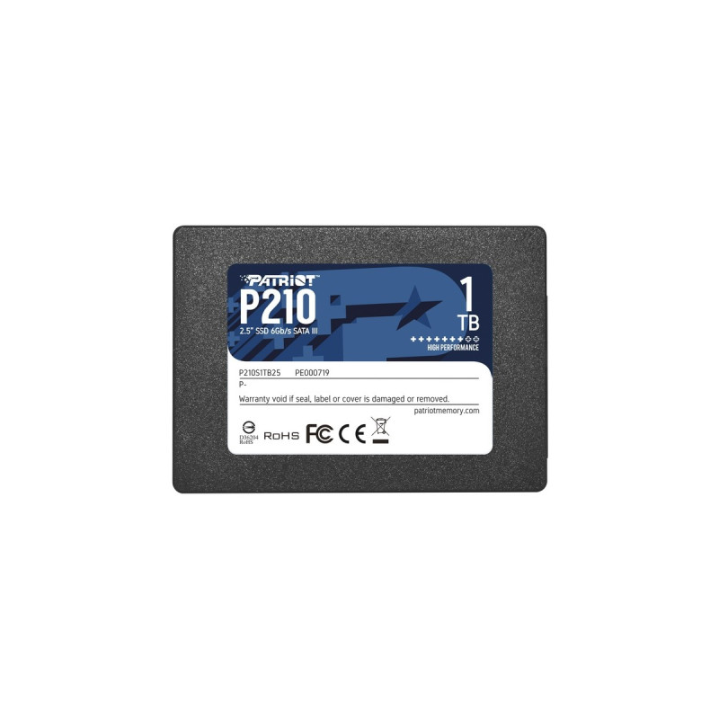 Patriot P210 1 TB, SSD(schwarz, SATA 6 Gb/s, 2,5