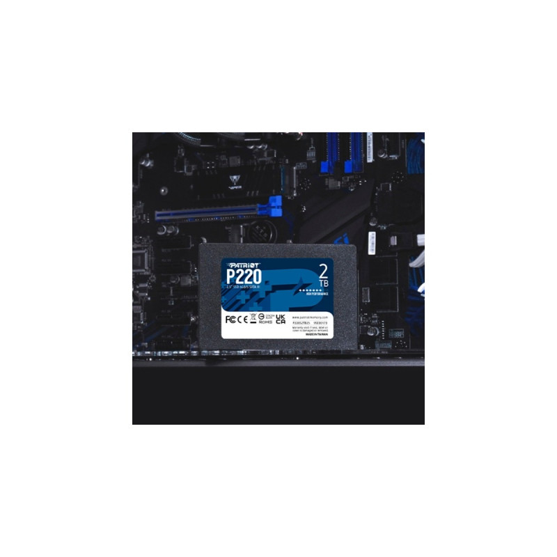 Patriot P220 2 TB, SSD(schwarz, SATA III 6 Gb/s, 2,5