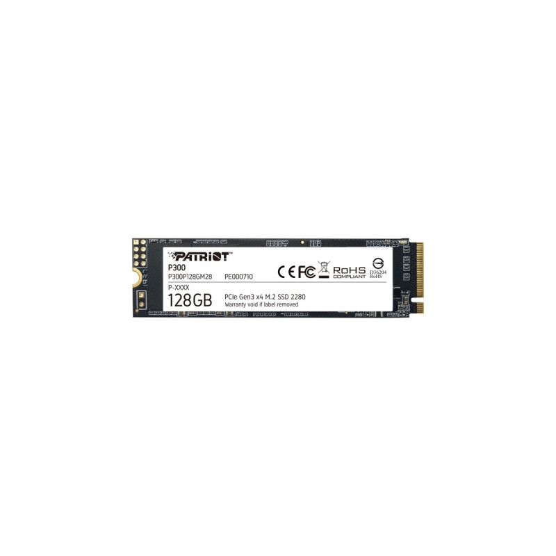 Patriot P300 128 GB, SSD(PCIe 3.0 x4, NVMe 1.3, M.2 2280)