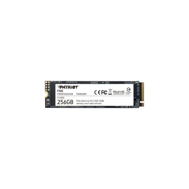 Patriot P300 256 GB, SSD(PCIe 3.0 x4, NVMe 1.3, M.2 2280)